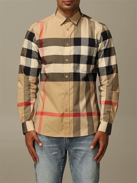 burberry mens shirt|designer shirt burberry for men.